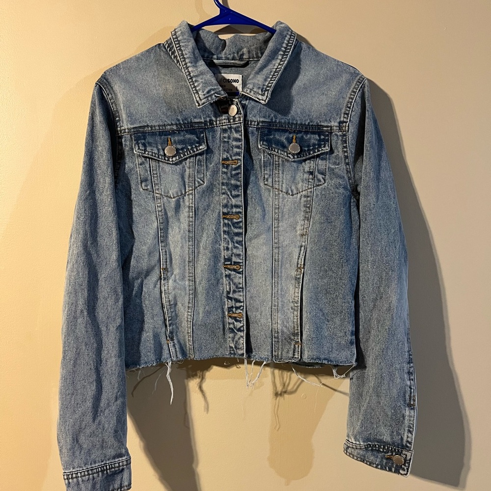 CISONO Cropped Jean Jacket